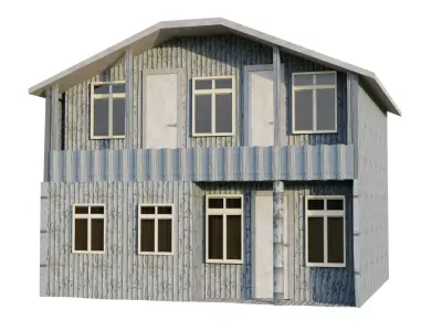 Old House 3D model 2