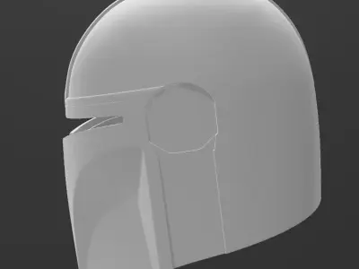 The Mandalorian Helmet 3D print model