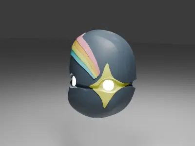 Rainbow mask 3D print model