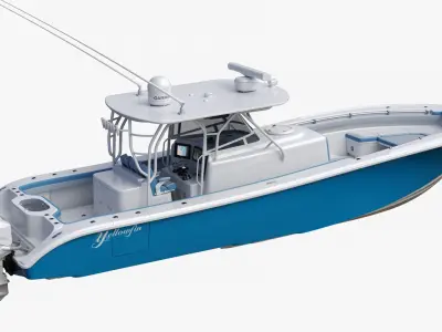  Yellowfin 42 Offshore Sport fishing Boat and Mercury Verado 350 