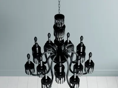 Surrey Chandelier 3D model