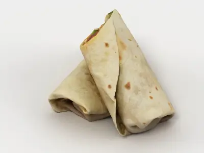 Sandwich Wrap 3D model