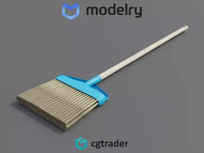 squeegees Broom 3D model