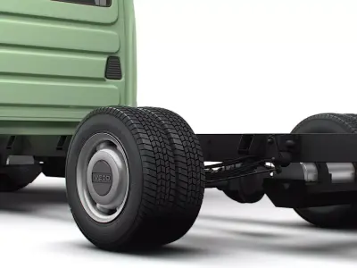 Iveco Daily Double Cab L5 Chassis 2026 3D model