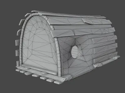 Beach and fishing environment  3D Model Pack