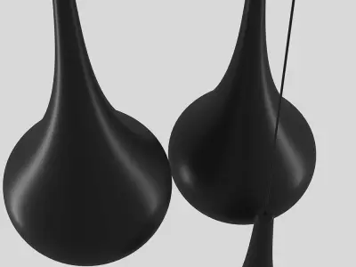 Tears Drop Lamp Pendant Light 3D model
