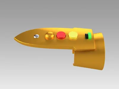 Star Trek Eymorg Control Bracelet  Spocks Brain 3D print model