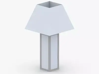 1394 - Table Lamp Low-poly 3D model