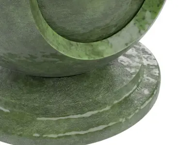 Colored Glazed Stoneware Ceramic - Seamless Material Texture