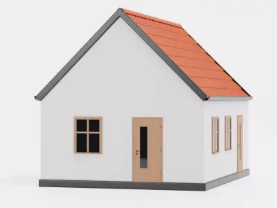 -Stylised House V1- 3D model