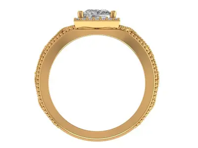 Princess Engagement Ring 3D print model buy