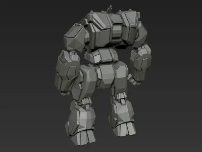 Mecha 1 3D print model