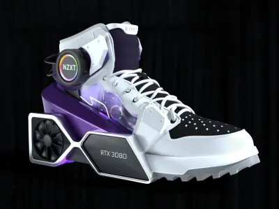 Jordan Tech Shoes S1 3D model