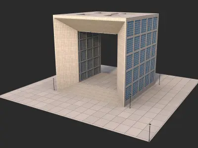 La Grande Arche 3D model
