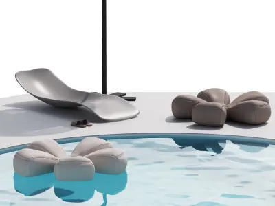 518 exterior and architecture 10 swimming pool 02 3D model