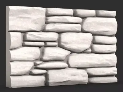 Stone Facade Architectural Detail 3D print model purchase