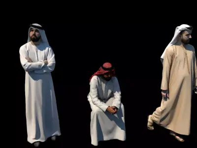 The men of Islam  3D model