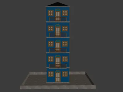 A modern apartment Free 3D model