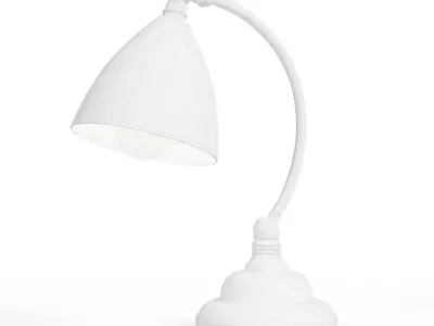 Brentwood Table Lamp Dark Brass Low-poly 3D model