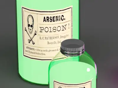 sci-fi poison  Low-poly 3D model