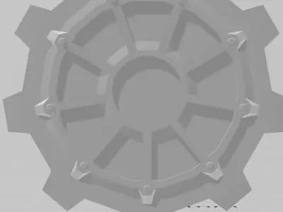 Fallout 3 Vault Door Free 3D print model