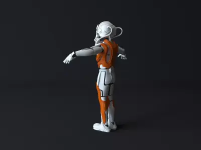 robotic exoskeleton 3D model