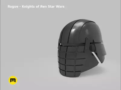 Rogue helmet - Knights of Ren - Star Wars universe 3D print model