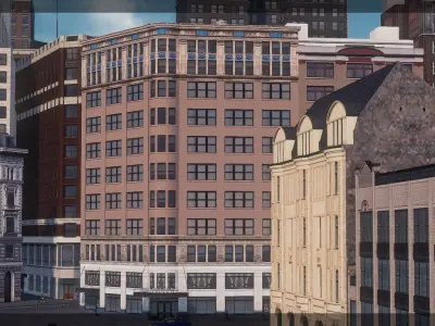 Capitol Park Loft Low-poly 3D model