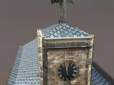 Church Low Poly 83 3D model