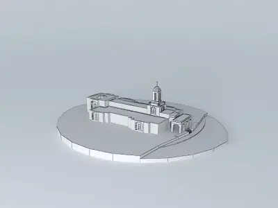 LDS. Temple  Newport Beach California ,Templo Mormon.122nd. O... Free 3D model