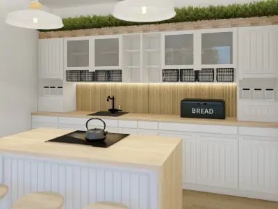 Kitchen design 3D model