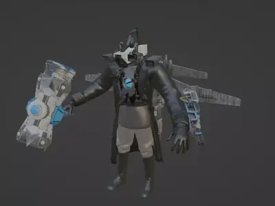 cameramen titan skibidi toilet 3D model