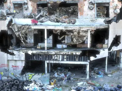  Abandoned Destroyed Building Mega Pack 