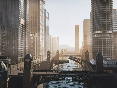 Chicago Street 3D model