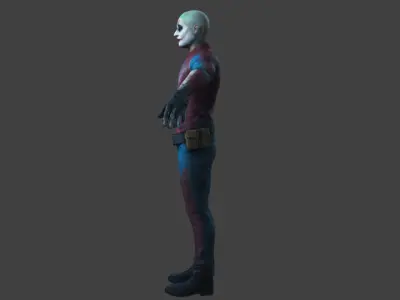 The Joker Low-poly 3D model