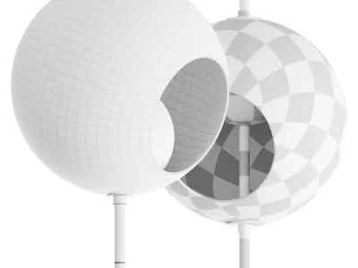 Fiam Italia PEARL Hanging lamp 3D model