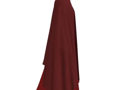 Vermilion Mantle Style3D Atelier 3D model