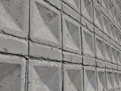 Concrete wall  3D model