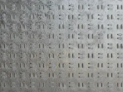 Diamond Metal Plate Eight Anti-Slip PBR Seamless Texture