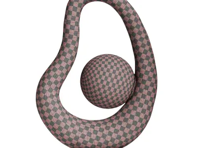 Table lamp Opus Low-poly 3D model