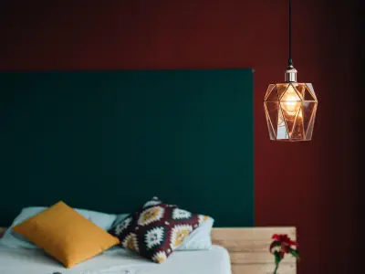 Pendant geometric glass light Strawberry Free 3D model