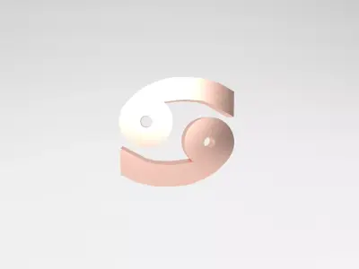 Cancer v1 007 Low-poly 3D model