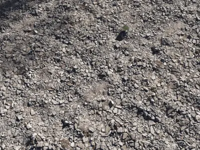 The surface of Concrete debris 3D model