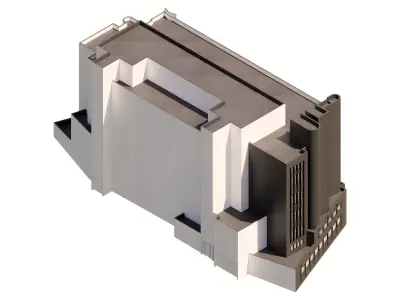 Dovzhenko Centre in Kyiv 3D model