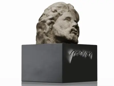 Jim Morrison - The Lizard King 3D print model