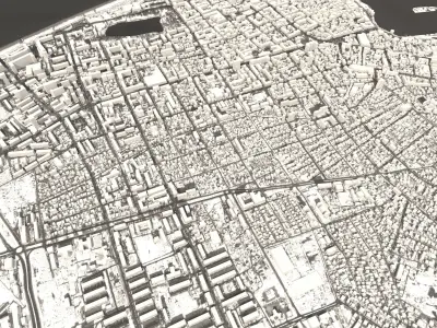  Batumi city Georgia 3D model