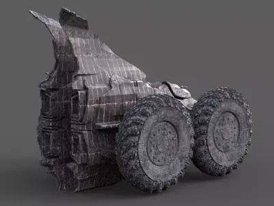 Space Roamer Mining laser Rover 2  3D model