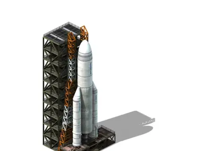 Future World - Rocket Launcher 02 3D model