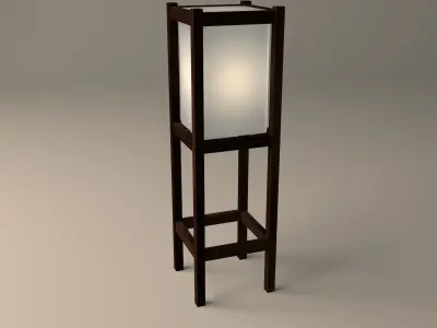 Box Lamp 1 3D model
