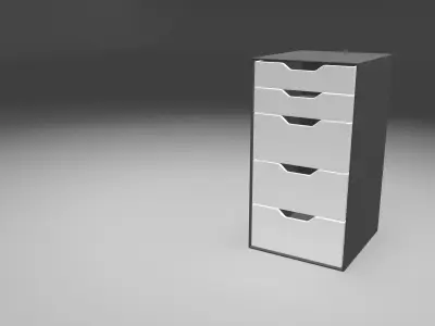 Floor Unit 3D Model Low-poly 3D model